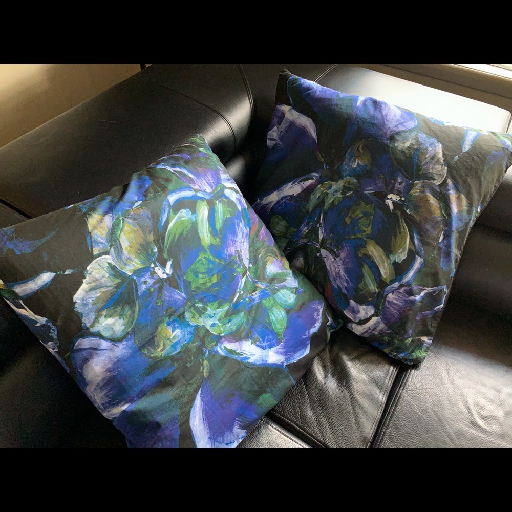 NEW Anthropologie Pillow Sham Set - Cotton Sateen